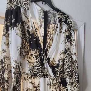 One piece, paisley jumpsuit